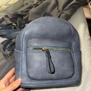 Stylish mini Blue Backpack for Women